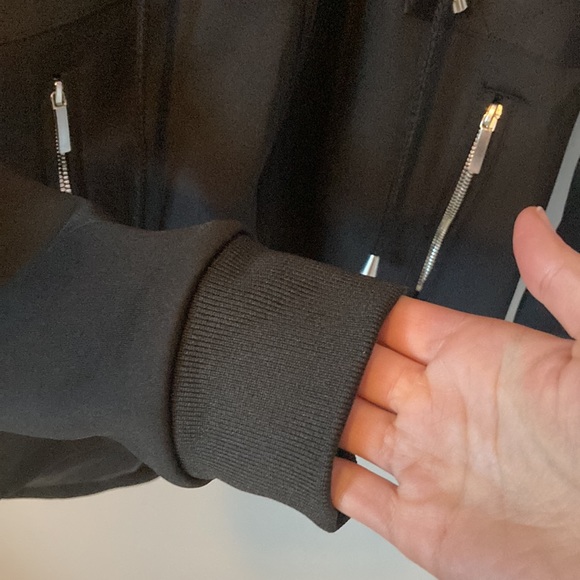 NWT, Black Hoodie Jacket, Size M - Picture 6 of 10